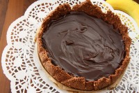 ciasto banofee masa krówkowa  banan śmietana czekolada